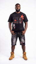 Load image into Gallery viewer, M671 Dolore Pain Denim Shorts - Black Wash (NOT SOLD SEPARATELY - Add M471 to your Cart)
