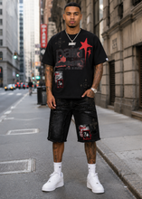 Load image into Gallery viewer, M471 Dolore Pain Oversized Tee  - Black (NOT SOLD SEPARATELY - Add M671 Shorts to your Cart)
