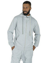 Load image into Gallery viewer, M5335 Essential Fleece Zip Up Hoodie - Gray
