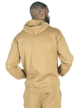 Load image into Gallery viewer, M5335 Essential Fleece Zip Up Hoodie - Mocha
