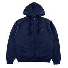 Load image into Gallery viewer, M5335 Essential Fleece Zip Up Hoodie - Navy
