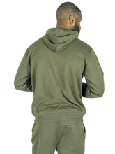 Load image into Gallery viewer, M5335 Essential Fleece Zip Up Hoodie - Olive
