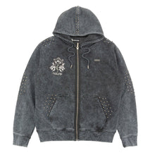 Load image into Gallery viewer, Fleece Hoodie | M5345 Bianco Zip Up - Black
