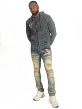 Load image into Gallery viewer, Fleece Hoodie | M5345 Bianco Zip Up - Black
