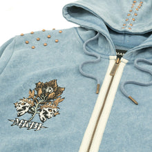 Load image into Gallery viewer, Fleece Hoodie | M5345 Bianco Zip Up - Blue
