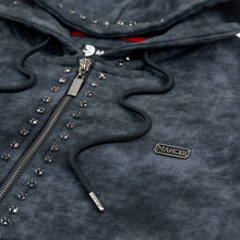 Load image into Gallery viewer, Set | M5455 Lorenzino Zip-Up Hoodie Set - Black
