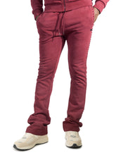 Load image into Gallery viewer, Set | M5455 Lorenzino Zip-Up Hoodie Set - Burgundy
