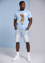 Load image into Gallery viewer, M613 Pastoni Denim Shorts - Light Wash
