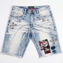 Load image into Gallery viewer, M671 Dolore Pain Denim Shorts - Light Wash (NOT SOLD SEPARATELY - Add M471 to your Cart)

