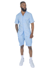 Load image into Gallery viewer, M822 Levonia Linen Shirt - Blue
