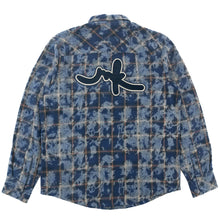 Load image into Gallery viewer, M837 Berteli Acid Plaid Shirt - Navy
