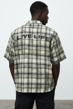 Load image into Gallery viewer, M838 Tesoro Plaid Shirt - Black
