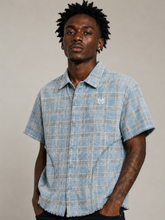 Load image into Gallery viewer, M838 Tesoro Plaid Shirt - Blue
