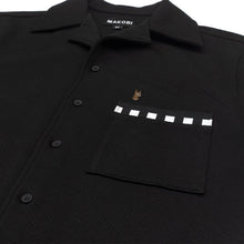 Load image into Gallery viewer, M863 Bianchi Jacquard Button Down - Black
