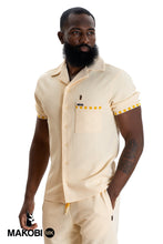 Load image into Gallery viewer, M863 Bianchi Jacquard Button Down - Natural
