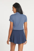 Load image into Gallery viewer, Women's Catalyst Polo | Mantra Collar | Raindrop
