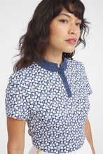 Load image into Gallery viewer, Women's Catalyst Polo | Mantra Collar | Bloom
