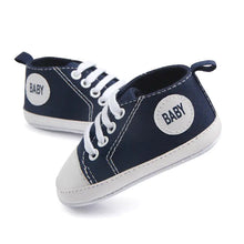 Load image into Gallery viewer, Canvas Classic Sports Sneakers Baby Boys Girls First Walkers Shoes Infant Toddler Soft Sole Anti-slip Baby Shoes - # GIAA71310006
