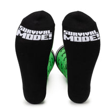 Load image into Gallery viewer, Minecraft Creeper Green Father/Son Sock Set
