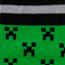 Load image into Gallery viewer, Minecraft Creeper Green Father/Son Sock Set
