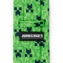 Load image into Gallery viewer, Minecraft Creeper Green Men's Tie
