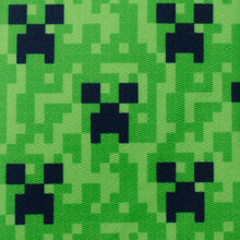 Load image into Gallery viewer, Minecraft Creeper Green Boy&#39;s Tie
