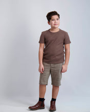 Load image into Gallery viewer, Camel Windowpane Short Dress Pants
