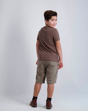 Load image into Gallery viewer, Camel Windowpane Short Dress Pants
