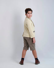 Load image into Gallery viewer, Camel Windowpane Short Dress Pants
