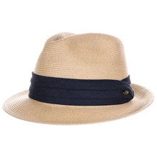Load image into Gallery viewer, Scala Oasis - Straw Fedora Hat
