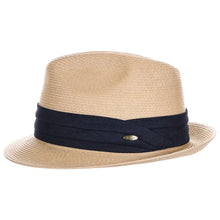 Load image into Gallery viewer, Scala Oasis - Straw Fedora Hat
