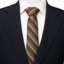 Load image into Gallery viewer, Marvel Black Panther Tribal Stripe Men's Tie
