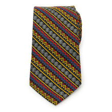 Load image into Gallery viewer, Marvel Black Panther Tribal Stripe Men&#39;s Tie
