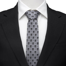 Load image into Gallery viewer, Marvel Black Panther Gray Dot Tie
