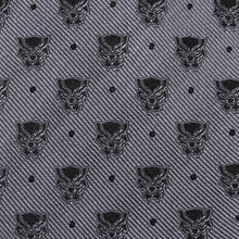 Load image into Gallery viewer, Marvel Black Panther Gray Dot Tie
