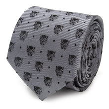 Load image into Gallery viewer, Marvel Black Panther Gray Dot Tie
