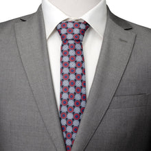 Load image into Gallery viewer, Marvel Captain America Gray Dot Men's Tie
