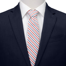 Load image into Gallery viewer, Marvel Captain America Striped White Men&#39;s Tie
