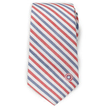 Load image into Gallery viewer, Marvel Captain America Striped White Men&#39;s Tie
