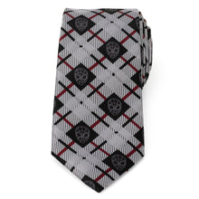 Load image into Gallery viewer, Marvel Spider-Man Plaid Black Men's Tie
