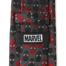 Load image into Gallery viewer, Marvel Spider-Man Chevron Red Black Men's Tie
