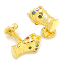 Load image into Gallery viewer, Marvel Thanos Infinity Gauntlet 3D Cufflinks
