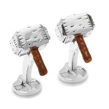 Load image into Gallery viewer, Marvel Thor Mjolnir 3D Cufflinks
