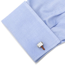 Load image into Gallery viewer, Marvel Thor Mjolnir 3D Cufflinks
