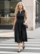 Load image into Gallery viewer, Linen-Lyocell V-Neck Sleeveless Maxi Dress WILLOW
