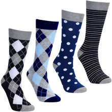 Load image into Gallery viewer, Blue and Black Sock Bundle

