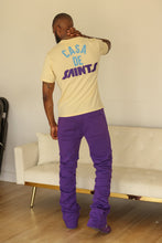 Load image into Gallery viewer, F6220 Malik Stacked Sweatpants - Purple
