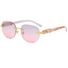 Load image into Gallery viewer, Marble Wood Grain Sunglasses
