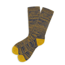 Load image into Gallery viewer, Navy / Gold Marl Casual Socks
