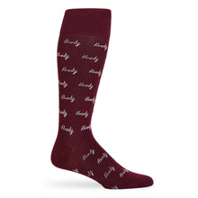 Load image into Gallery viewer, Maroon Howdy Dress Socks
